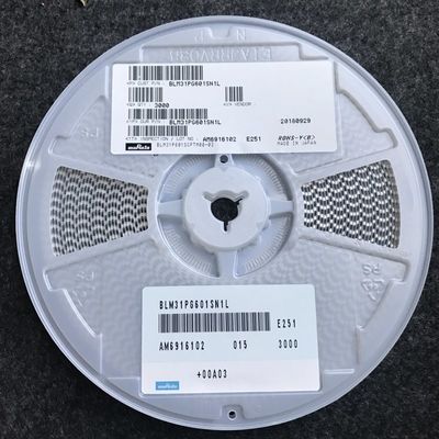 BLM31PG601SN1L 600Ω Ferrite Bead 1206 اندازه 3A جریان نامی مقاومت بالا@100MHz AEC-Q200 -55°C تا +125°C