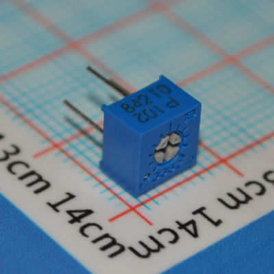 3362P-1-102LF پتانسیومتر تنظیم 1kΩ 10 دور، پتانسیومتر دقیق ±10% تحمل، نصب از طریق سوراخ، عنصر سرامت، قابلیت تنظیم قابل اعتماد، ایده آل برای کالیبراسیون و تنظیم مدار
