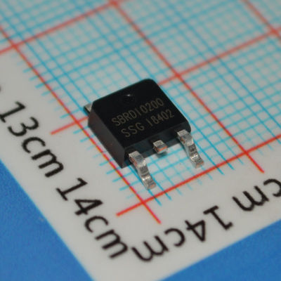 SBRD10200TR پل یکسو کننده SBR 100V 20A با Vf کم، راندمان بالا <155°C TJ، دارای رتبه Surge، دارای گواهی AEC-Q101 برای درایوهای موتورهای برس‌دار خودرو و صنعتی