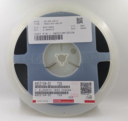 RB521SM-30 دیود شاتکی 30 ولت 200 میلی‌آمپر با افت ولتاژ بسیار کم و سوئیچینگ با سرعت بالا AEC-Q101 SOD-523 بدون هالوژن حفاظت از قطبیت معکوس برای الکترونیک خودرو