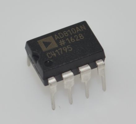 AD810ANZ High-Speed 300MHz Current Feedback Op Amp 2000V/µs Slew Rate Low Differential Gain/Phase Error of 0.02%/0.02° Stable on High Capacitive Loads for Professional Video and RF Systems