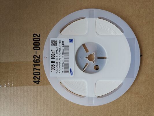 مینیاتوری 0402 X5R MLCC 0.1μF ظرفیت بالا 16 ولت درجه بندی ثبات فرکانس بالا ESR پایین مطابق با RoHS قابلیت اطمینان برتر برای جداسازی پیشرفته و فیلتر در الکترونیک فشرده