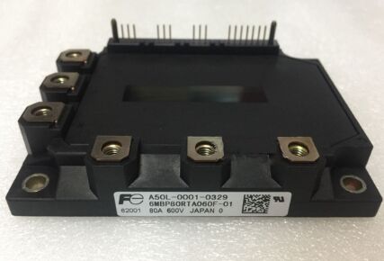 6MBP80RTA060F-01 ماژول IPM 600V 80A IGBT های یکپارچه و درایور HVIC از دست دادن کم قابلیت اطمینان بالا حفاظت داخلی بسته DIP فشرده برای درایورهای موتور و UPS