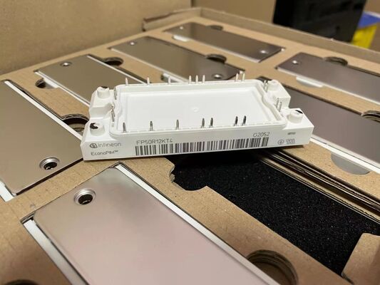 ماژول IGBT FP50R12KT4 1200 ولت 50 آمپر PIM TRENCHSTOP™ IGBT4 با تلفات سوئیچینگ کم، رکتیفایر و ترمز یکپارچه، صفحه مسی، NTC، فرکانس سوئیچینگ بالا برای درایو موتور و تهویه مطبوع