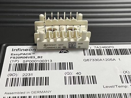 ماژول IGBT FS20R06VE3_B2 600V 20A با فناوری Trenchstop، VCEsat پایین، سوئیچینگ سریع، NTC داخلی، کنتاکت PressFIT، چگالی توان بالا ECONOIM-3 برای درایوها
