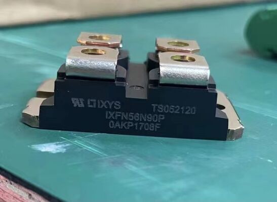 IXFN56N90P 900V 56A N-Channel MOSFET Ultra-Low Rds ((on) 135mΩ HiPerFET TM تکنولوژی قطبی دیود بدنی سریع کم Qg سوئیچینگ با سرعت بالا بسته SOT-227B برای UPS و درایور