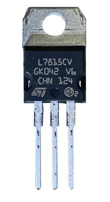 L7815CV-DG 15V 1.5A تنظیم کننده خطی TO-220 محافظت از حرارتی / مدار کوتاه ± 4٪ دقت -40 °C تا + 125 °C