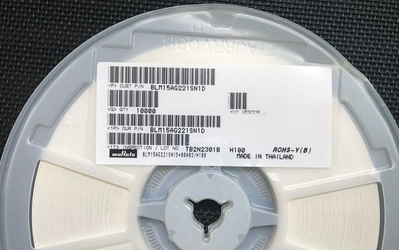 BLM15AG221SN1D 220Ω Ferrite Bead 0402 (1005 متریک) 1A جریان نامی مقاومت بالا@100MHz، دمای گسترده -55°C تا +125°C AEC-Q200