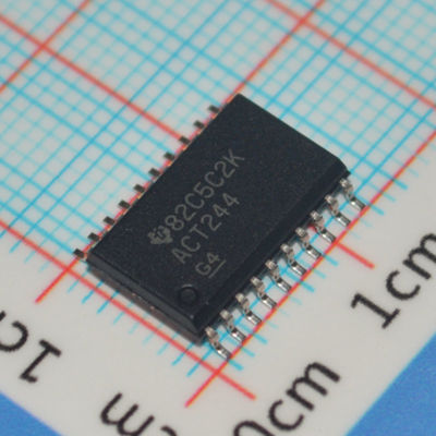 SN74ACT244DWR 3.3V/5V Octal Buffer 24mA Drive SOIC-20 4.5ns سرعت TTL سازگار با -40°C تا +85°C