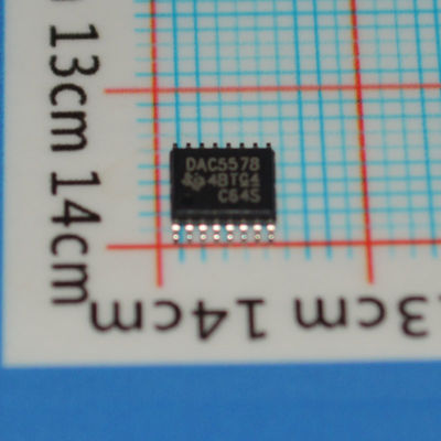 DAC5578SPWR 8-کاناله 8 بیتی DAC رابط I2C 2.7-5.5 ولت، توان کم 0.4 میلی آمپر، ±1LSB INL TSSOP-16 -40°C تا +105°C