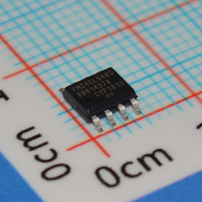 FM24CL64B-GTR 64Kb FRAM I2C 1MHz 10^14 استقامت 151 سال نگهداری بدون تاخیر می نویسد 3.6V حداکثر، SOIC-8 -40°C~85°C