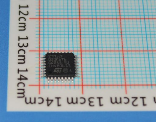 STM32F030K6T6 48MHz Cortex-M0 MCU 32KB فلش 4KB رم 12 بیتی ADC 16 GPIOs LQFP-32 2.4-3.6V -40°C تا +85°C مقرون به صرفه