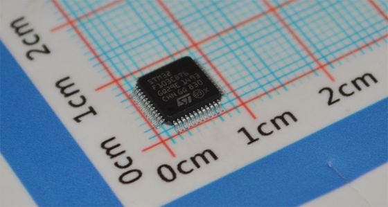 STM32F103CBT6 72MHz Cortex-M3 MCU 128KB فلش 20KB رم 2x12 بیتی ADC 3xUSART USB/CAN LQFP-48 2.0-3.6V -40°C تا +85°C عملکرد صنعتی