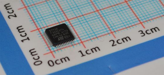 STM32F103CBT6 72MHz Cortex-M3 MCU 128KB فلش 20KB رم 2x12 بیتی ADC 3xUSART USB/CAN LQFP-48 2.0-3.6V -40°C تا +85°C عملکرد صنعتی