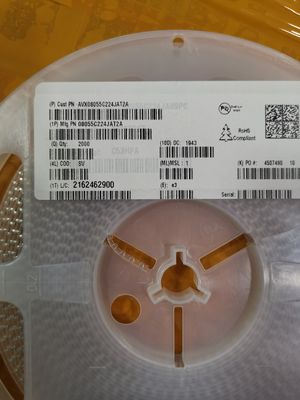 08055C224JAT2A 220nF MLCC 50V، X7R ±5% Tol 0805 -55°C تا +125°C ESR پایین