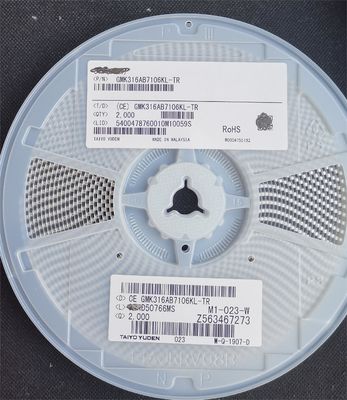 GMK316AB7106KL-TR 10μF 16V MLCC X5R 1206 ±10% Tol ESR پایین -55°C تا +85°C AEC-Q200
