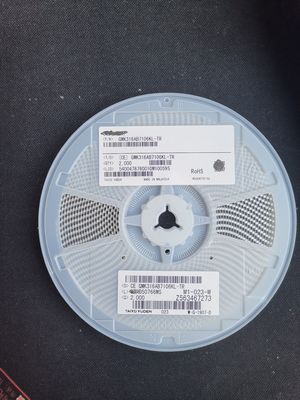 GMK316AB7106KL-TR 10μF 16V MLCC X5R 1206 ±10% Tol ESR پایین -55°C تا +85°C AEC-Q200
