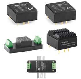 URB4805YMD-10WR3 5V 10W DC-DC کنورتر 4: 1 ورودی گسترده (9-36V) 94٪ کارایی SIP-7 -40°C تا +85°C