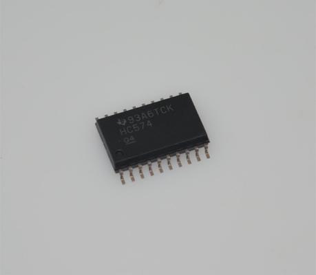 SN74HC574DWR Octal D-Type Flip-Flop 3 حالت خروجی 6ns تاخیر گسترش SOIC-20 2-6V منبع -40°C تا +85°C