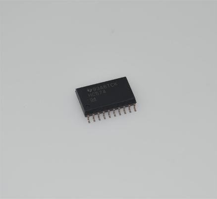 SN74HC574DWR Octal D-Type Flip-Flop 3 حالت خروجی 6ns تاخیر گسترش SOIC-20 2-6V منبع -40°C تا +85°C