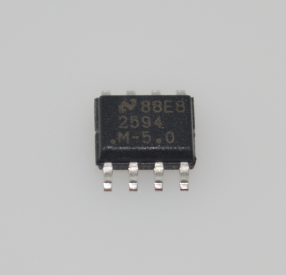 LM2594MX-5.0/NOPB مبدل کاهنده 5 ولت 500 میلی‌آمپر با ورودی گسترده 4.5 ولت-40 ولت، راندمان 80٪، جریان آماده‌به‌کار کم، خاموش شدن حرارتی، بسته‌بندی TO-263 آسان و خروجی ثابت پایدار