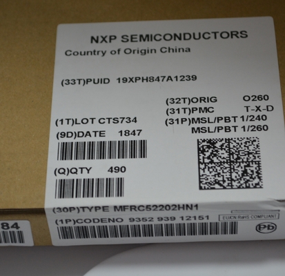 MFRC52202HN1 13.56MHz RFID / NFC Reader IC با پشتیبانی از بینبری ISO 14443A / MIFARE SPI / I2C / UART ، محدوده 10 سانتی متر ، حالت کم مصرف ضد برخورد و بسته HVQFN32 فشرده برای سیستم های دسترسی امن