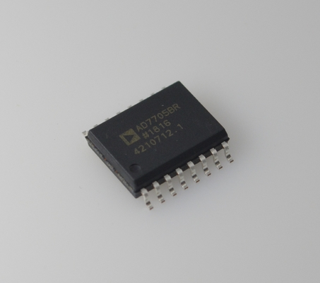 AD7705BRZ ADC 16-بیتی با دقت بالا، نویز کم، عملکرد 3 ولت/5 ولت، فیلتر داخلی، رابط SPI، توان کم، -40 درجه سانتیگراد تا +85 درجه سانتیگراد، درجه صنعتی
