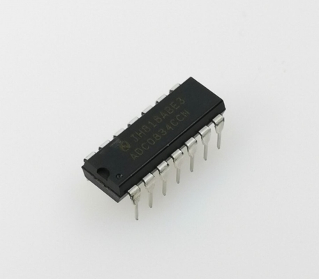 ADC0834CCN 8-Bit ADC 4-Channel Input 5V Supply Serial I/O Low Power 0°C تا +70°C رابط MCU آسان راه حل مقرون به صرفه