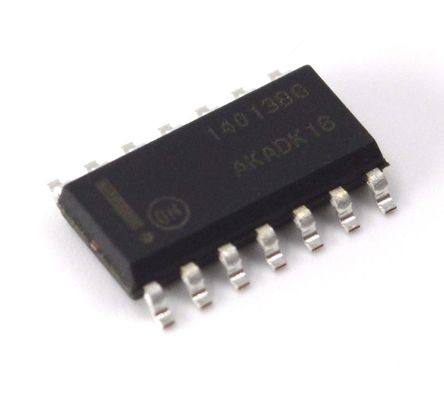 MC14013BDR2G Dual D Flip-Flop 3V-18V عملیات تنظیم / تنظیم مجدد ضد سر و صدا بالا قدرت پایین درجه صنعتی SOIC-14