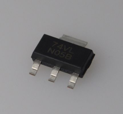 LM1117IMPX-3.3 3.3V خروجی ثابت 800mA تنظیم کننده LDO کاهش کم (1.2V) دقت بالا (± 2%) حفاظت حرارتی و جریان SOT-223 بسته پایدار با خازن های سرامیکی