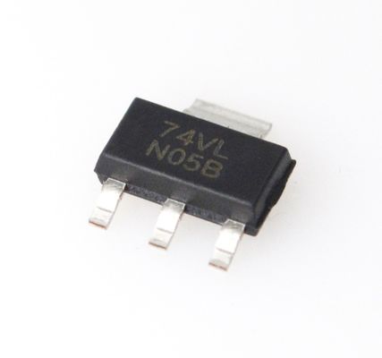 LM1117IMPX-3.3 3.3V خروجی ثابت 800mA تنظیم کننده LDO کاهش کم (1.2V) دقت بالا (± 2%) حفاظت حرارتی و جریان SOT-223 بسته پایدار با خازن های سرامیکی