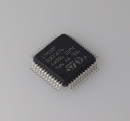 STM32F030C8T6 48MHz Cortex-M0 MCU 64KB فلش 8KB رم 12 بیت ADC کم هزینه 5V تحمل 37 GPIOs و طیف گسترده ای از دمای برای طرح های جاسازی شده قوی