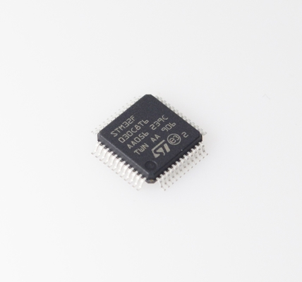 STM32F030C8T6 48MHz Cortex-M0 MCU 64KB فلش 8KB رم 12 بیت ADC کم هزینه 5V تحمل 37 GPIOs و طیف گسترده ای از دمای برای طرح های جاسازی شده قوی