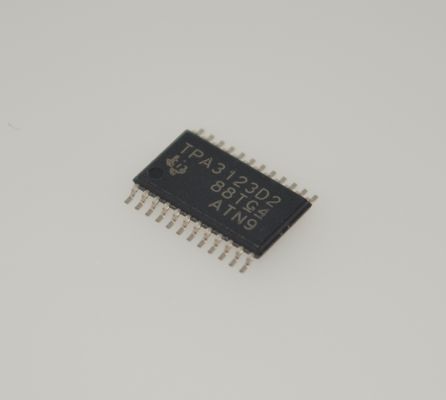 آمپلی‌فایر کلاس D TPA3123D2PWPR، استریو 15 وات، 92% بازده، ورودی گسترده 8-26 ولت، حفاظت حرارتی، اعوجاج هارمونیک کل و نویز کم (THD+N)، راه‌اندازی بدون صدا، TSSOP-28 فشرده، کاهش EMI، صدای Hi-Fi