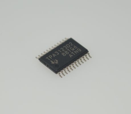 آمپلی‌فایر کلاس D TPA3123D2PWPR، استریو 15 وات، 92% بازده، ورودی گسترده 8-26 ولت، حفاظت حرارتی، اعوجاج هارمونیک کل و نویز کم (THD+N)، راه‌اندازی بدون صدا، TSSOP-28 فشرده، کاهش EMI، صدای Hi-Fi