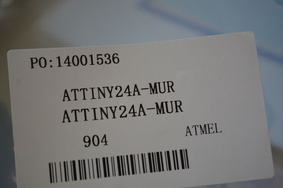 ATTINY24A-MUR میکروکنترلر 8 بیتی AVR با 2 کیلوبایت فلش، سرعت 12 مگاهرتز، 128 بایت EEPROM، 12 پین ورودی/خروجی، عملکرد 1.8 ولت تا 5.5 ولت، -40 درجه سانتیگراد تا +85 درجه سانتیگراد و توان فوق العاده کم برای طراحی های فشرده