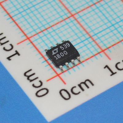 LT1800CS8#PBF تقویت کننده عملیاتی 100 مگاهرتز پهنای باند بهره 450V/µs نرخ چرخش 3.5nV/√Hz نویز 2.7-12.6V منبع تغذیه ورودی/خروجی ریل به ریل 8 پین SOIC -40°C تا 85°C کم مصرف