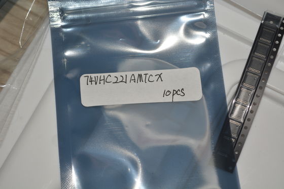 74VHC221AMTCX مولتی‌ویبراتور مونوستابل دوگانه با عملکرد 2-5.5 ولت، ورودی‌های تحمل‌کننده 5.5 ولت، درایو خروجی 25 میلی‌آمپر، عرض پالس کمتر از 10 نانوثانیه، عملکرد ریست، مصرف توان کم و بسته‌بندی TSSOP-16