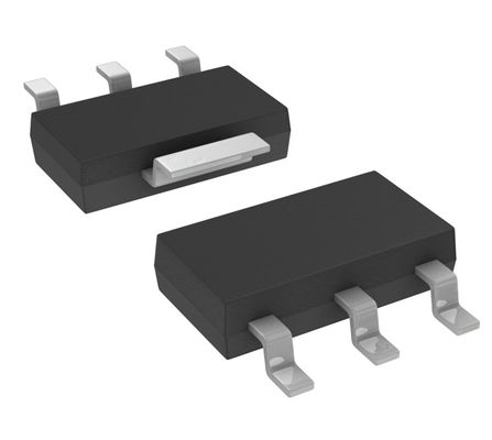LM1117IMPX-ADJ/NOPB تنظیم پذیر 1.25-13.8V 800mA تنظیم کننده LDO با 1.2V سقوط 1٪ دقت جریان / حفاظت حرارتی پایدار با کاپ سرامیکی SOT-223 بسته بندی -40 ° C تا + 125 ° C محدوده