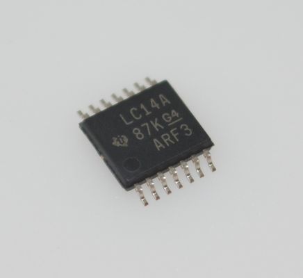 SN74LVC14APWR 6-کانال Schmitt-Trigger Inverter با 1.65-5.5V Wide VCC 10ns Max tp 0.5μA کم ICC ± 24mA خروجی درایو HBM ESD Protection بسته TSSOP-14 و -40 °C تا + 125 °C