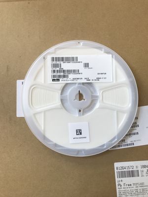 GRM188R71C222KA01D 2.2 نانوفاراد MLCC با ولتاژ 16 ولت، دی‌الکتریک X7R، اندازه 0603، تلرانس 10%، عملکرد پایدار در فرکانس بالا، ایده‌آل برای مدارهای فیلترینگ و تشدید