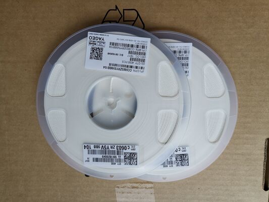 Compact 0603 MLCC 0.1μF (104) Capacitance 5.9V Rated Ultra-Low ESR/ESL High-Frequency Performance Stable Y5V Dielectric Miniature Size Ideal for Decoupling and Filtering in Dense PCBs اندازه کوچک دی الکتریک ایده آل برای جداسازی و فیلتر کردن در PCB های متراکم