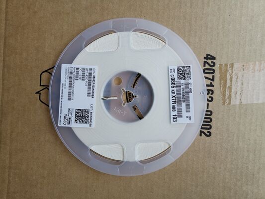 X7R 10nF MLCC با دقت بالا در بسته 0805 با درجه بندی 50 ولت ESR / ESL کم عملکرد دمای پایدار بدون سرب مطابقت RoHS برای جداسازی قدرت قابل اعتماد و فیلتر کردن سیگنال