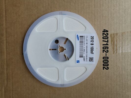 خازن‌های سرامیکی چندلایه 1206 جمع و جور X7R با ظرفیت 0.1 میکروفاراد، ولتاژ نامی 50 ولت، عملکرد دمایی پایدار، ESR/ESL کم، اندازه کوچک، قابلیت اطمینان بالا، ایده‌آل برای فیلتر کردن خطوط برق و جداسازی صنعتی