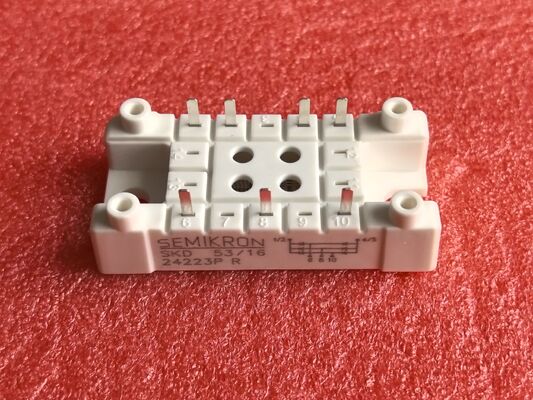 ماژول دیود دوگانه SKD53 16 1600V 53A بازیابی نرم ولتاژ رو به جلوی کم جریان هجومی بالا ایزولاسیون بالا بسته بندی فشرده EconoDUAL برای یکسو کننده های صنعتی و جوشکاری