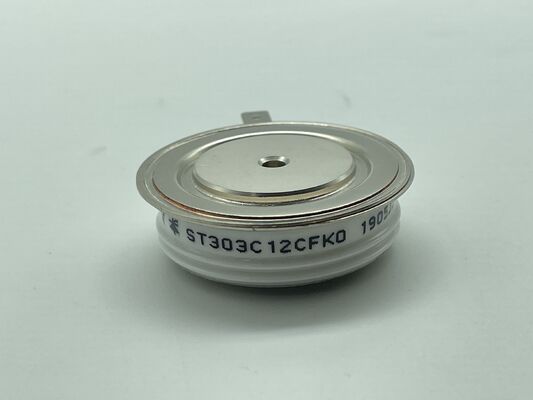 ST303C12CFK0 1200V 300A ماژول نیمه پل کم Vce ((sat) از دست دادن کم مدار کوتاه استحکام NTC یکپارچه برای محرک های موتور و اینورترهای صنعتی