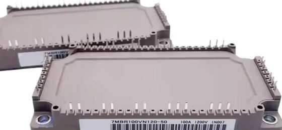 7MBR100VN120-50 1200V 100A PIM ماژول یکپارچه اصلاح کننده و اینورتر از دست دادن کم عایق بندی بالا ساخته شده در NTC بسته فشرده برای محرک های موتور صنعتی و UPS