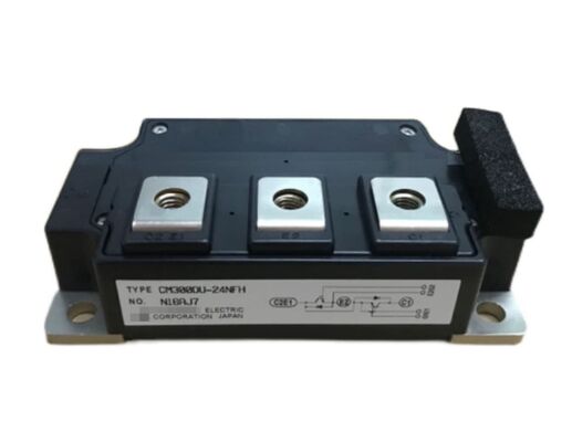CM300DU-24NFH 1200V 300A دو ماژول IGBT کم VCE ((sat) محکم بودن مدار کوتاه بالا از دست دادن سوئیچ پایین عایق بندی بالا برای محرک های موتور صنعتی و UPS با قدرت بالا