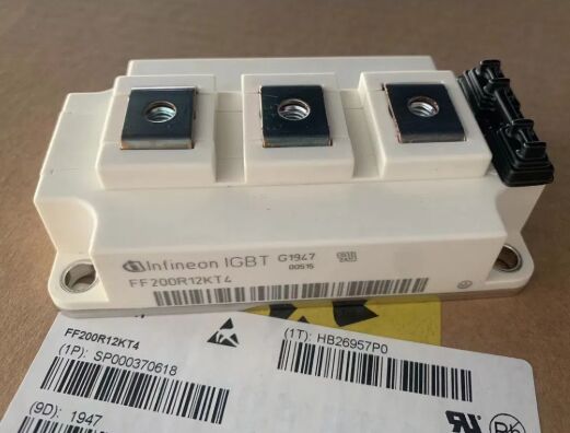 FF200R12KT4 1200V 200A ماژول IGBT VCE پایین ((sat) محکم بودن مدار کوتاه بالا از دست دادن کم سوئیچینگ جداسازی بالا برای محرک های موتور صنعتی و UPS با قدرت بالا