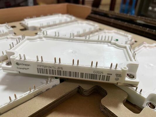 ماژول PIM IGBT FP75R12KT4 B15 1200V 75A TRENCHSTOP™ IGBT4 با تلفات سوئیچینگ کم، رکتیفایر و ترمز یکپارچه، صفحه پایه مسی، NTC، فرکانس سوئیچینگ بالا برای درایو موتور